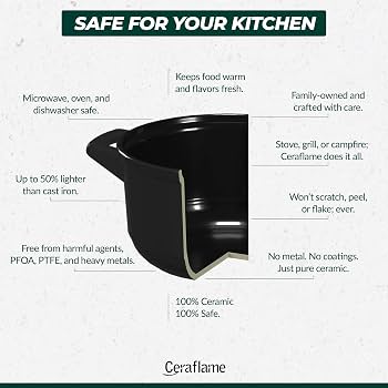 Amazon.com: Real Ceramic, Non Scratchable, Non Toxic Cookware Set